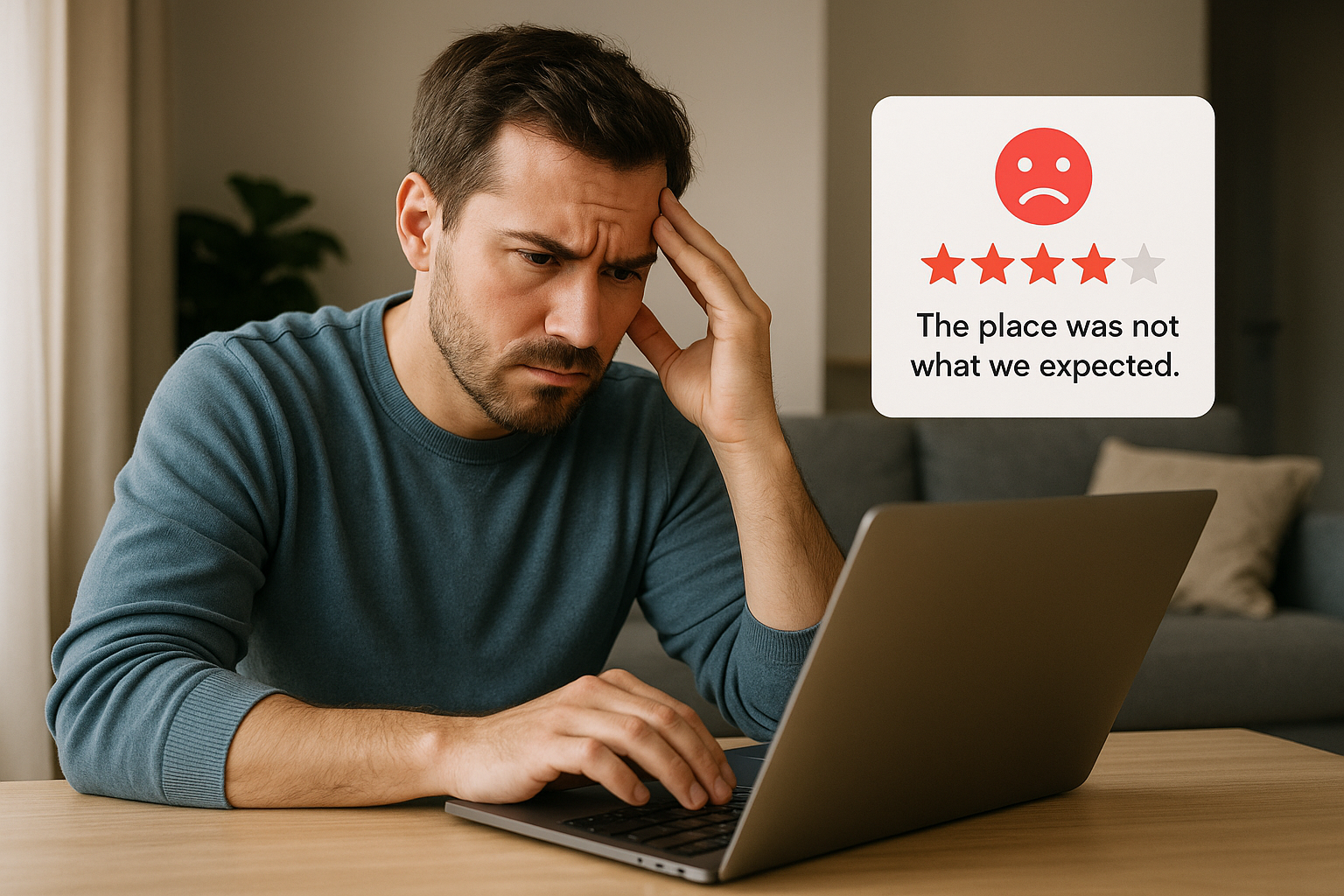 How to Handle Negative Reviews on Your Airbnb Listing